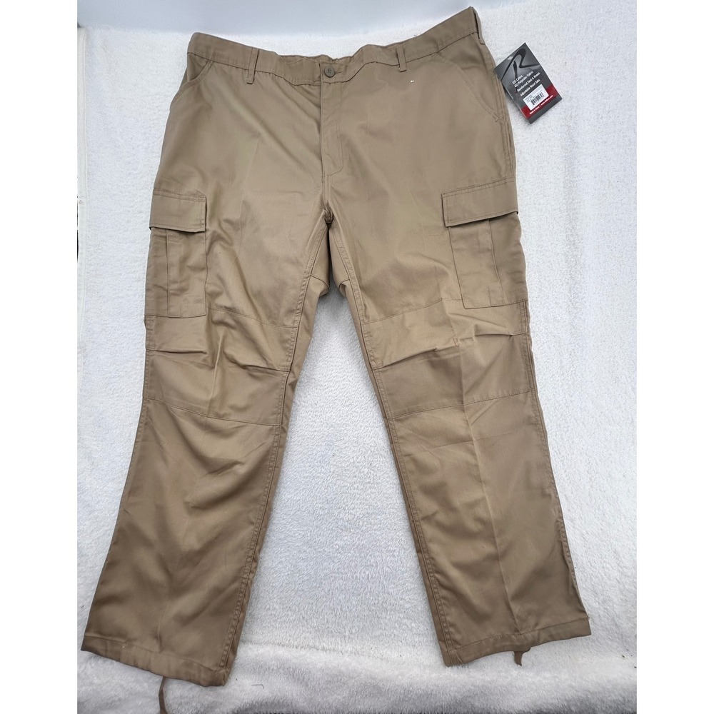 Rothco 2932 Relaxed Fit Tactical BDU Cargo Pants Khaki Mens 2XL Regular 
NEW